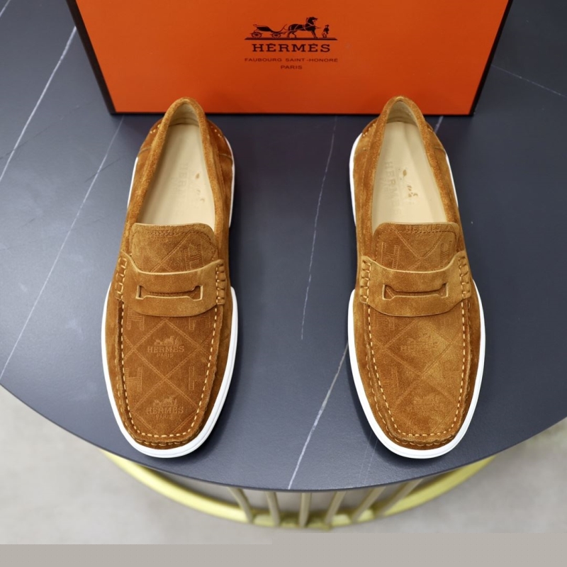 H**mes leather shoes